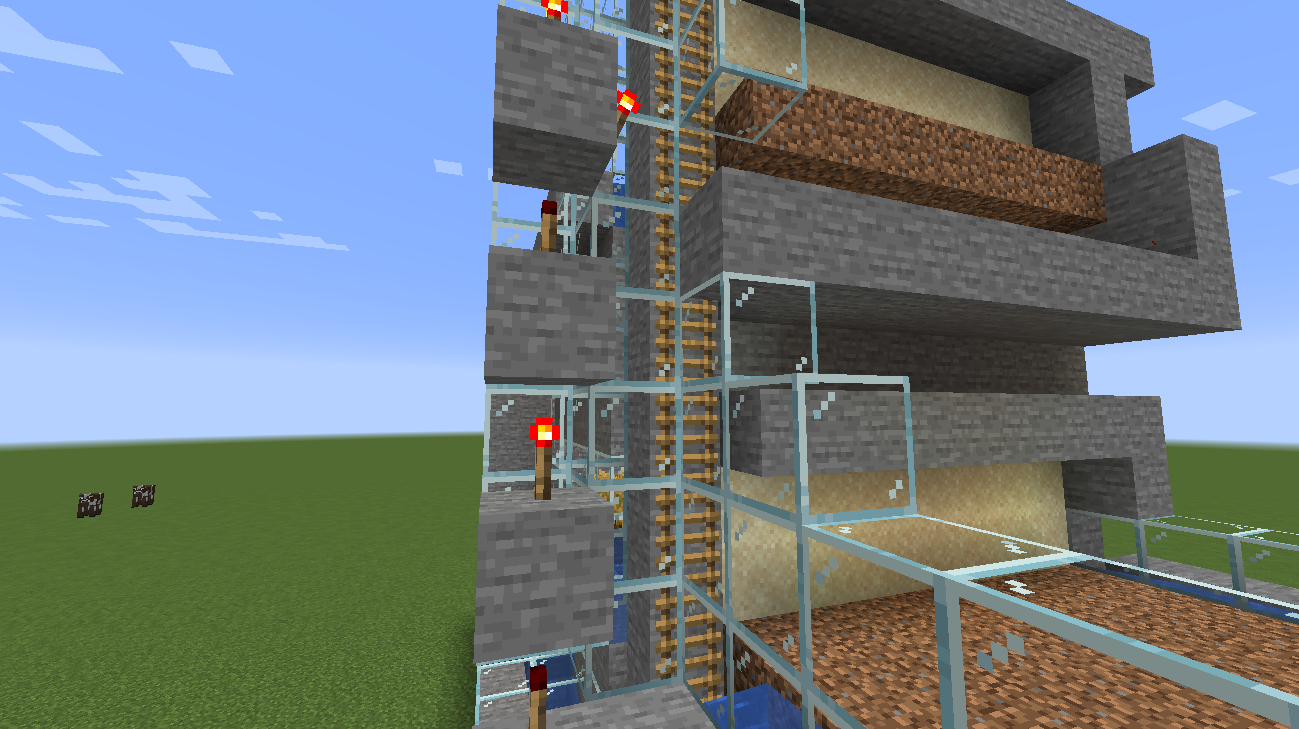 Minecraft タワー型自動収穫機の作り方 たまごんごんブログ